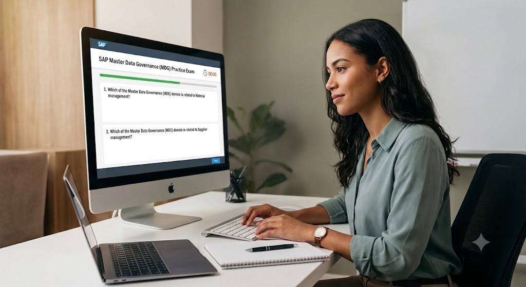 SAP Master Data Governance (MDG) Practice Exam Banner