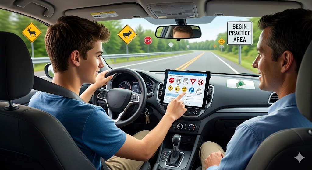 Maine Driver's Ed Permit Practice Test Banner