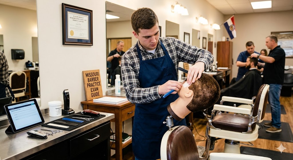 Missouri Barber Practice Exam Banner