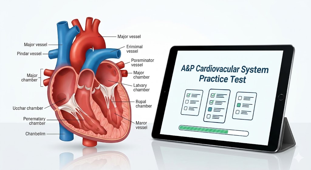 A&P Cardiovascular System Practice Test Banner