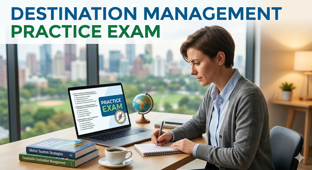 Destination Management Practice Exam Banner