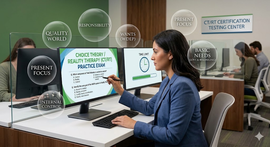 Choice Theory/Reality Therapy (CT/RT) Practice Exam Banner