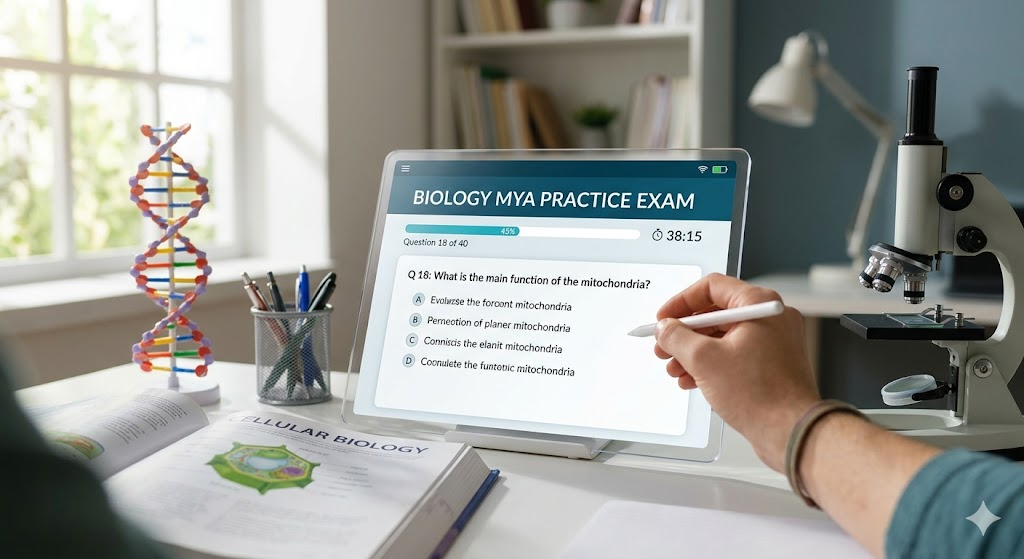 Biology MYA Practice Test Banner