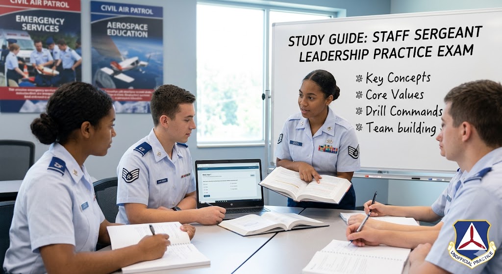 Civil Air Patrol Staff Sergeant Leadership Practice Test Banner