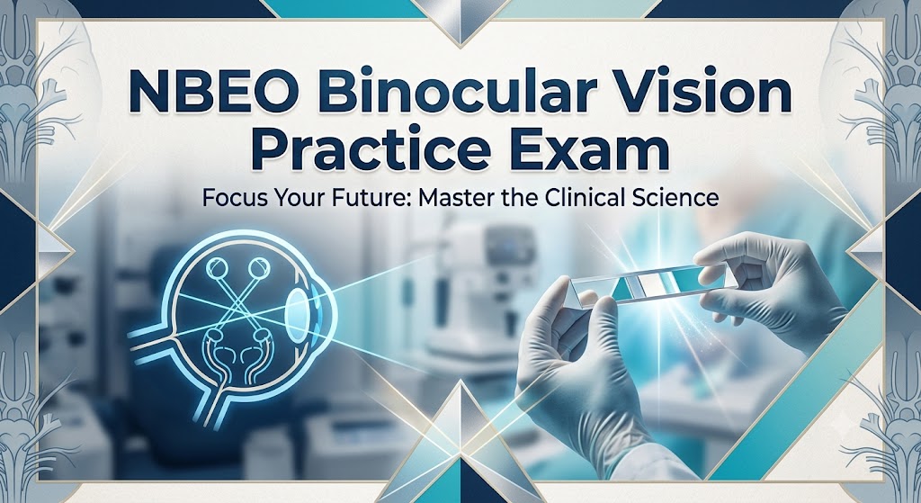 NBEO Binocular Vision Practice Test Banner