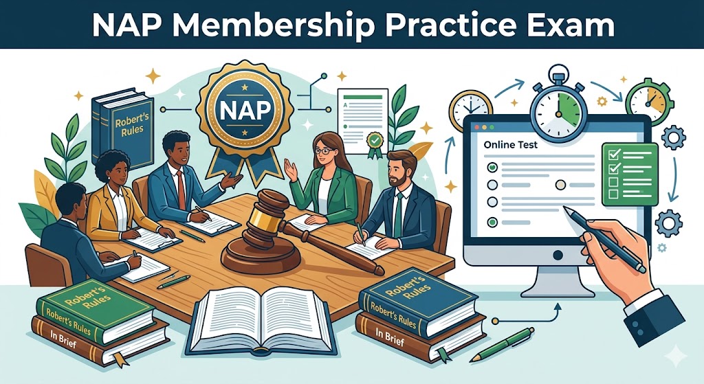 NAP Membership Practice Exam Banner