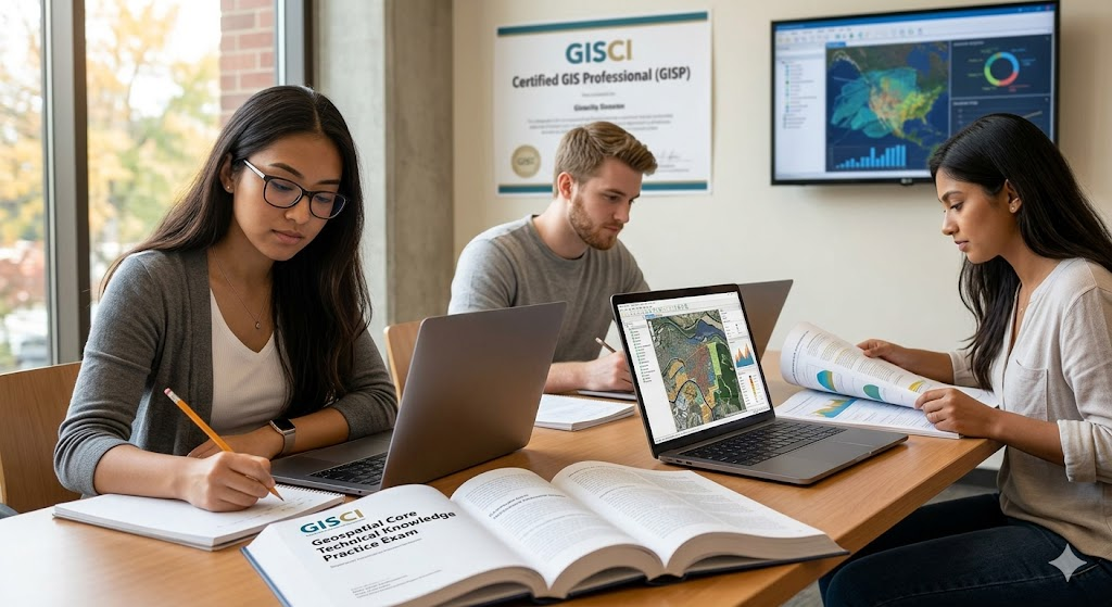 GISCI Geospatial Core Technical Knowledge Practice Exam Banner