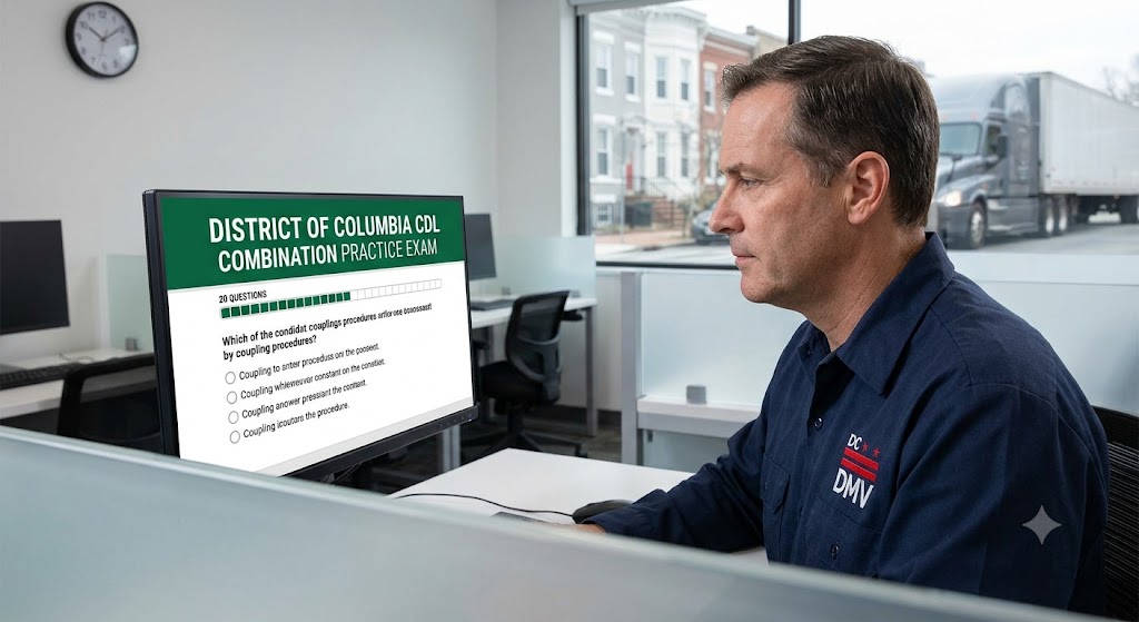 District Of Columbia CDL Combination Practice Test Banner