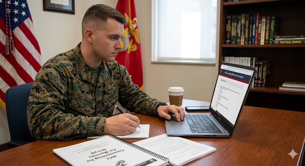 MCI Counseling Marines Practice Test Banner