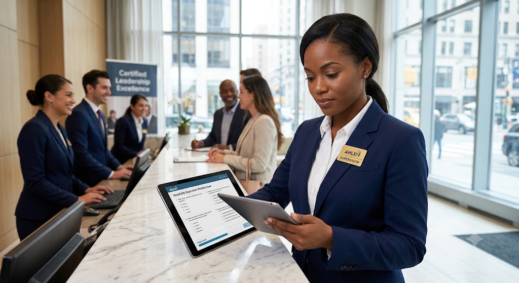Supervision in the Hospitality Industry- AHLEI Practice Test Banner