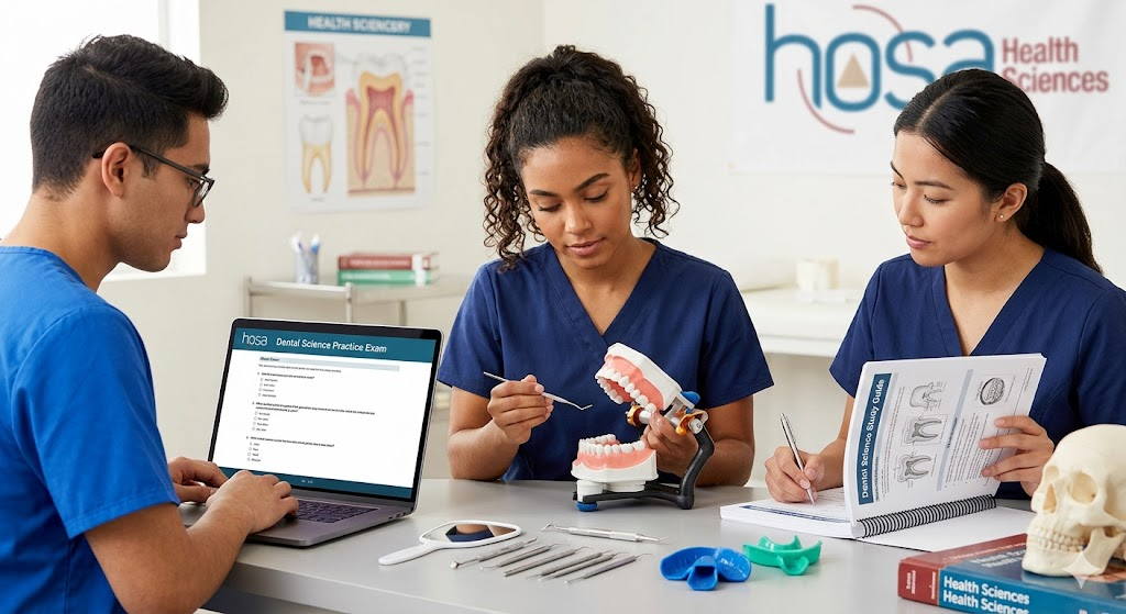 HOSA Dental Science Practice Exam Banner