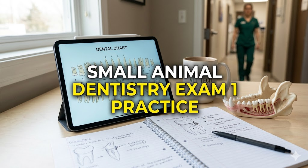 Basics of Small Animal (SA) Dentistry Exam 1 Practice Banner
