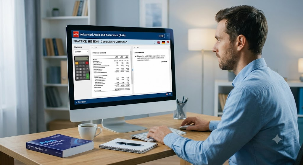 ACCA Advanced Audit and Assurance (AAA) Practice Exam. Banner