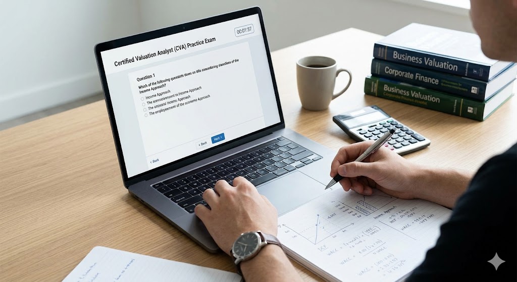 Certified Valuation Analyst (CVA) Practice Exam Banner