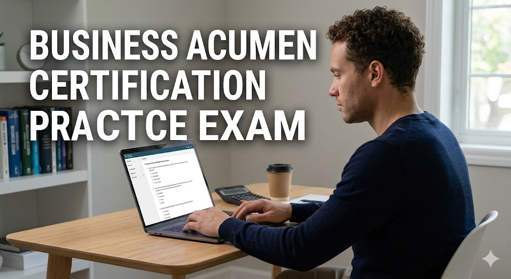 Business Acumen Certification Practice Exam Banner