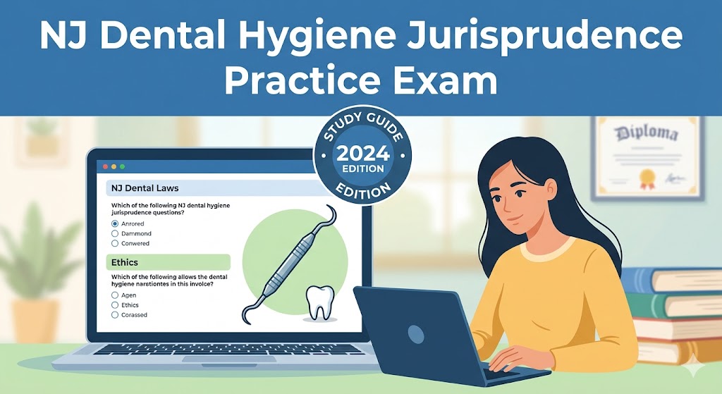 NJ Dental Hygiene Jurisprudence Practice Exam Banner