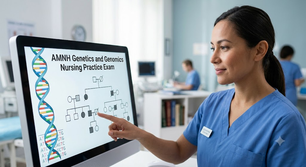 AMNH Genetic and Genomic in Nursing Practice Exam Banner