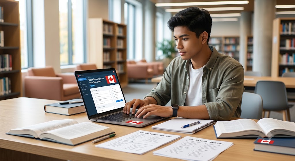 Diploma Practice Test & Exam Prep | Canada Banner