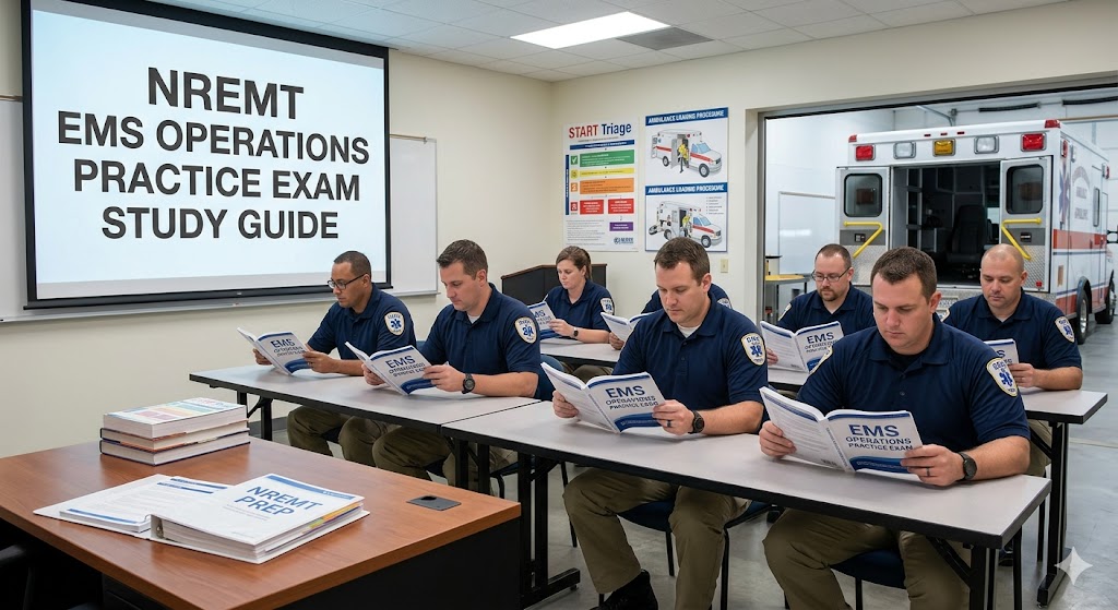 NREMT EMS Operations Practice Exam Prep Banner