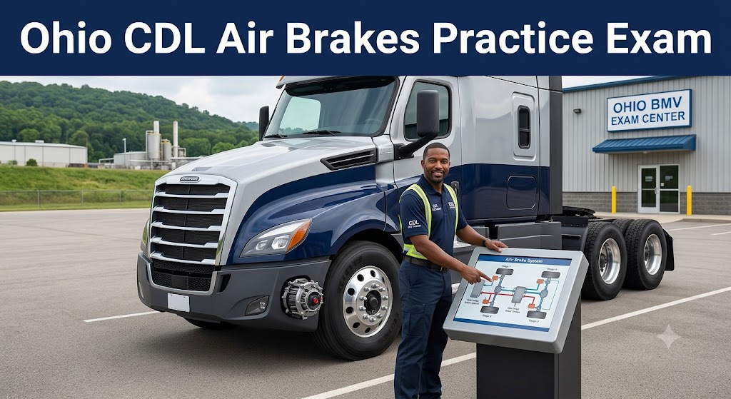 Ohio CDL Air Brakes Practice Test Banner