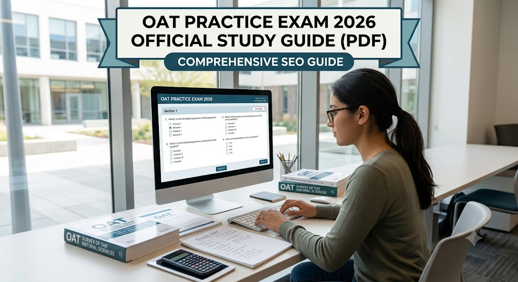 FREE OAT Practice Test 2026 Official Study Guide (PDF) Banner