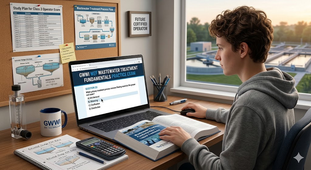 GWWI WEF Wastewater Treatment Fundamentals Practice Test Banner