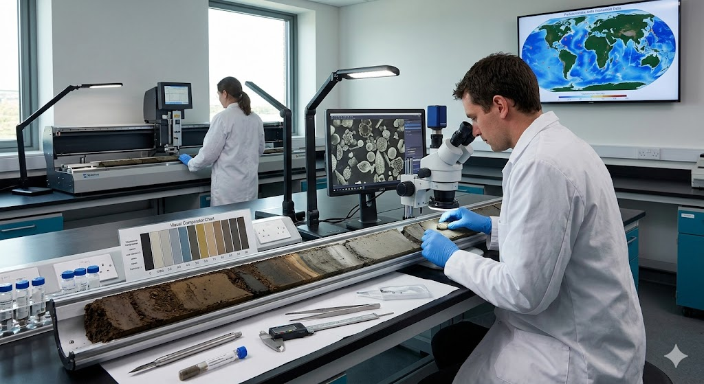 BBC Global Climate Change – Examining Ocean Floor Sediments Practice Test Banner