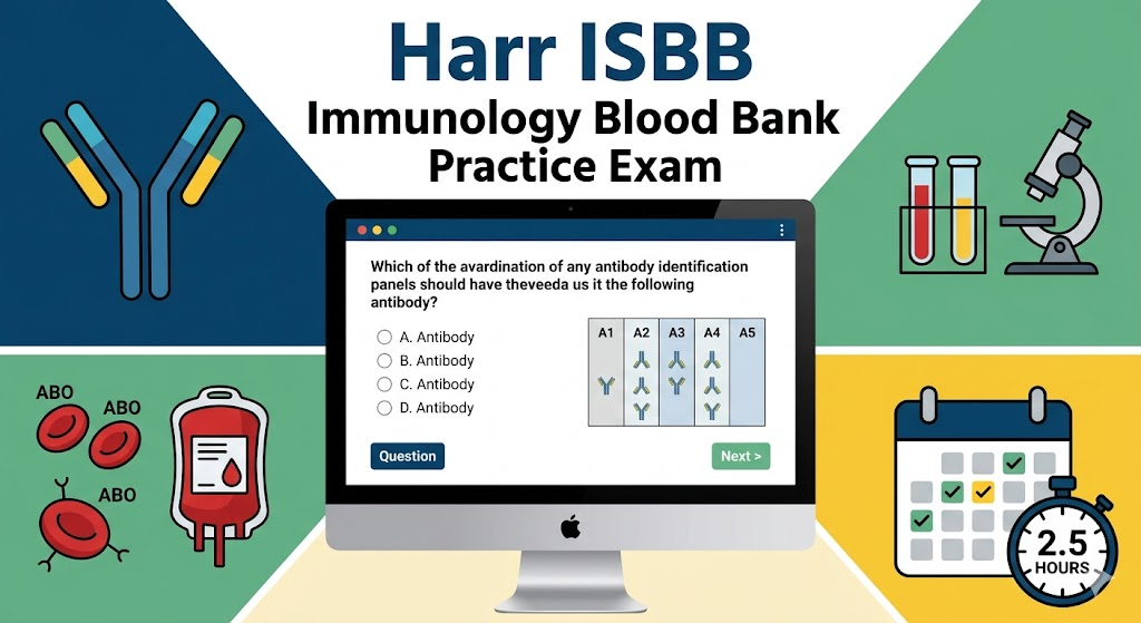 Harr Immunology, Serology & Blood Bank (ISBB) Practice Test Banner