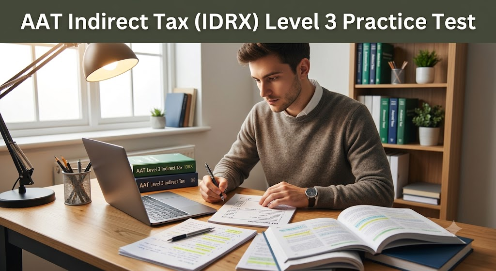 AAT Indirect Tax (IDRX) Level 3 Practice Test Banner