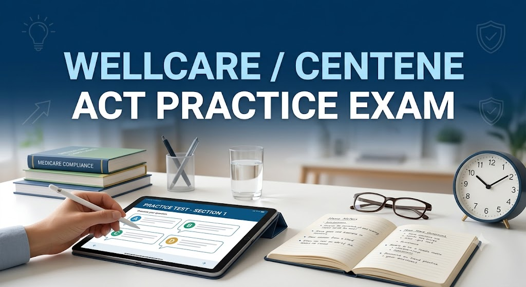 Wellcare / Centene Annual Certification Training (ACT) Practice Test Banner