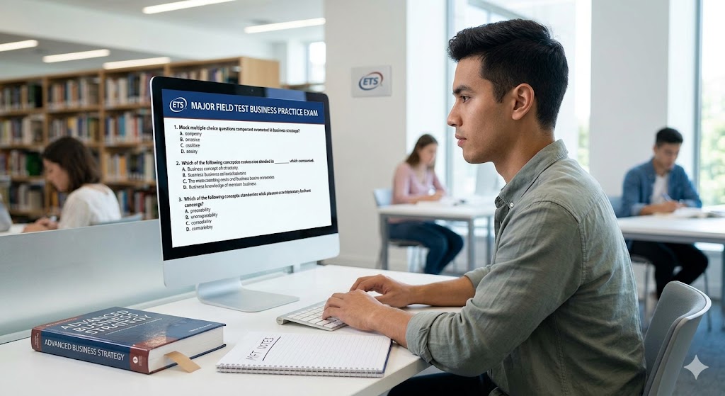 ETS Major Field Test Business Practice Test Banner