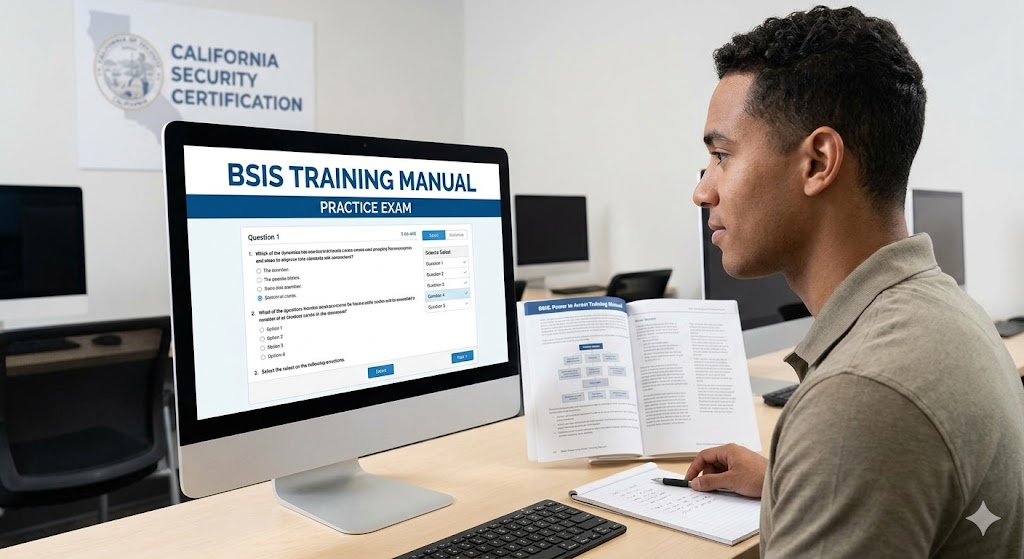 BSIS Training Manual Practice Test Banner