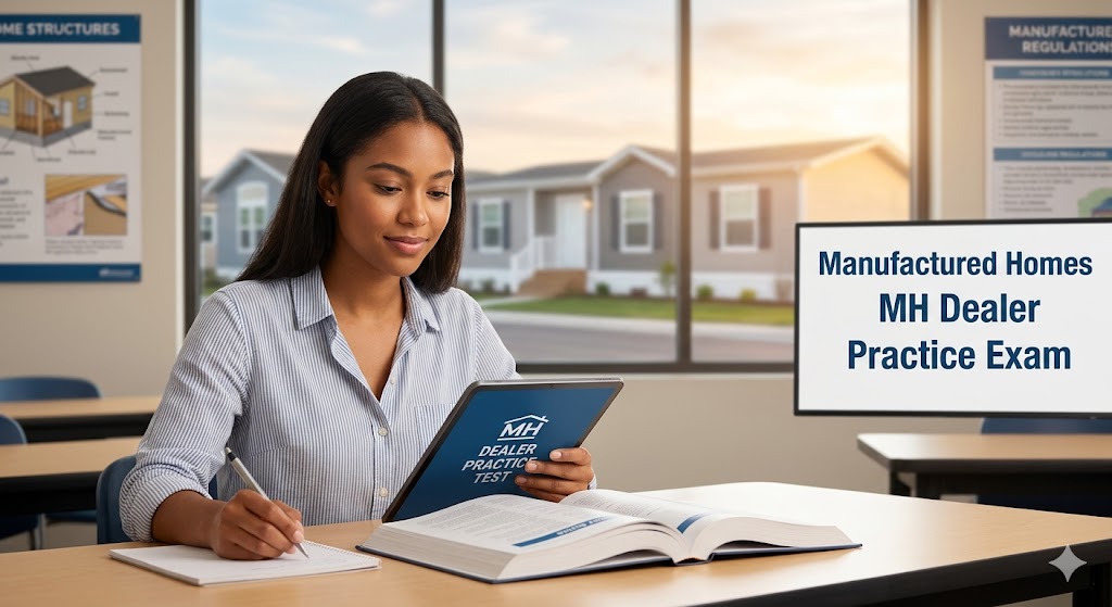 Manufactured Homes (MH) Dealer Practice Test Banner
