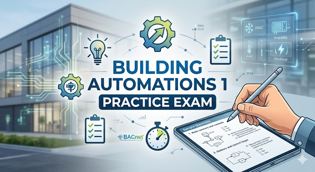 Building Automations 1 Practice Test Banner