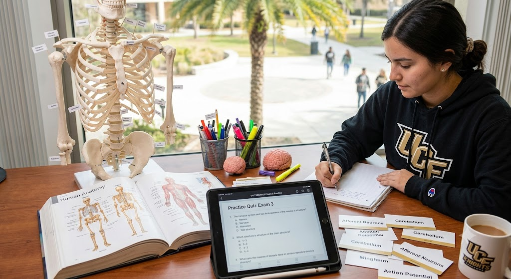 University of Central Florida (UCF) ZOO3733C Human Anatomy Practice Exam 3 Banner