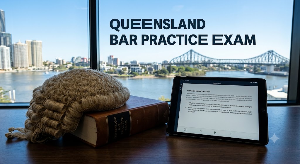 Queensland Bar Practice Exam Banner