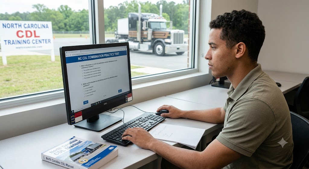 North Carolina CDL Combination Practice Test Banner