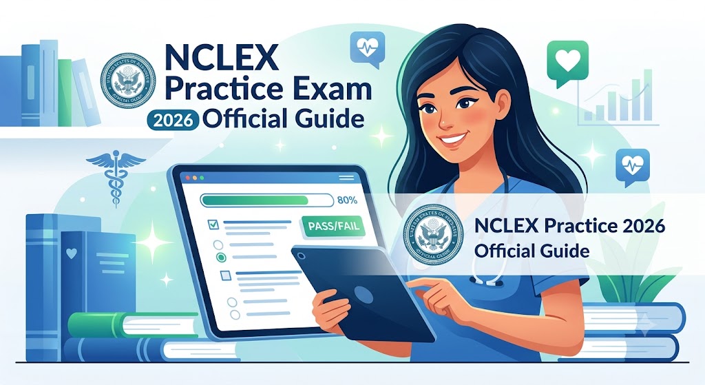 Free NCLEX Practice Test 2026 Official Study Guide [PDF] Banner