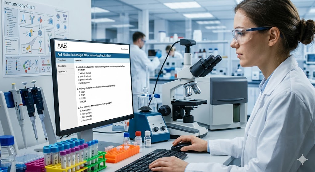 AAB Medical Technologist Immunology Practice Exam Banner