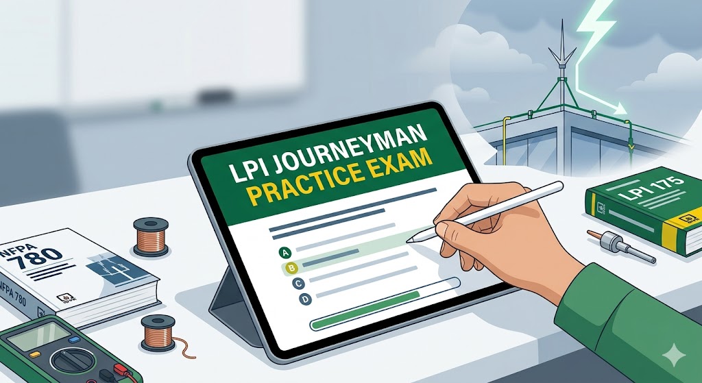 Lightning Protection Institute (LPI) Journeyman Practice Test Banner