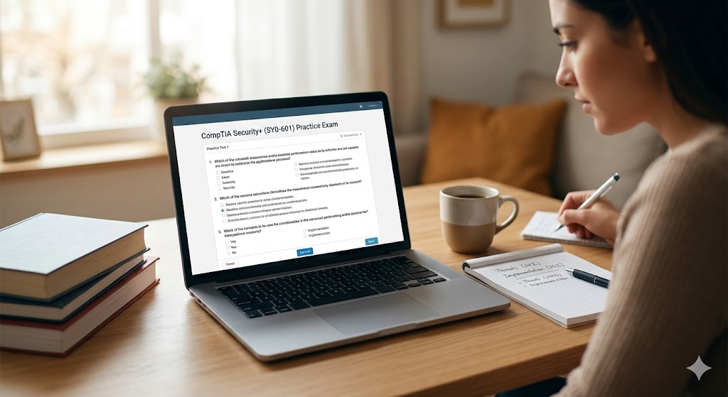 CompTIA Security+ (SY0-601) Certification Practice Test Banner