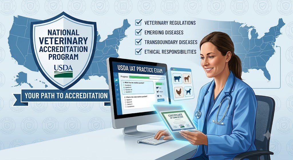 USDA Initial Accreditation Training (IAT) Accreditation Practice Test Banner