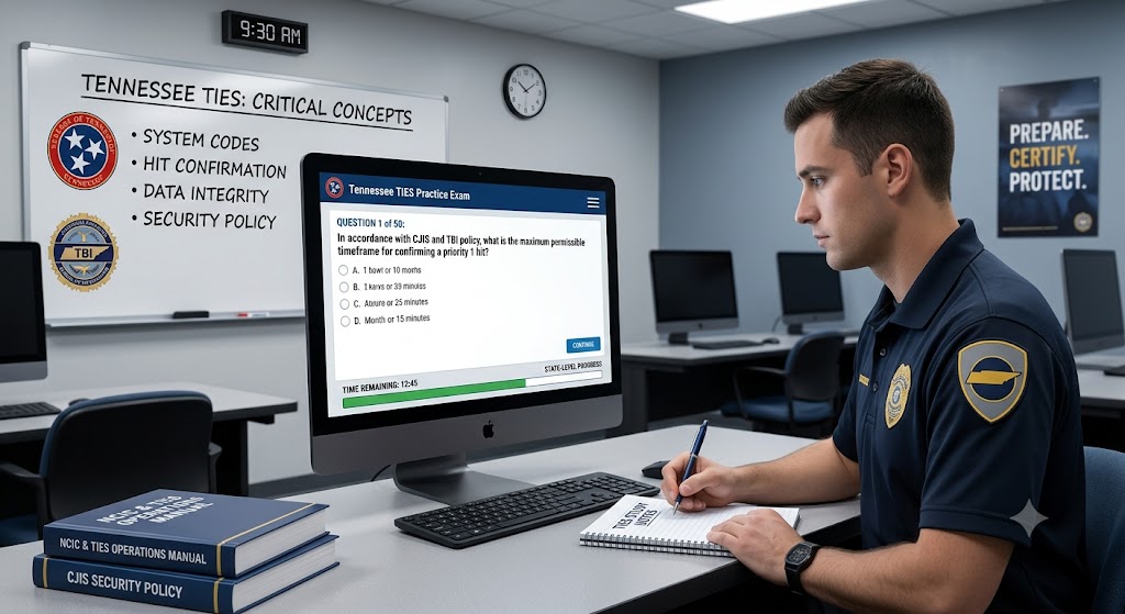 Tennessee Information Enforcement System (TIES) Practice Exam Banner