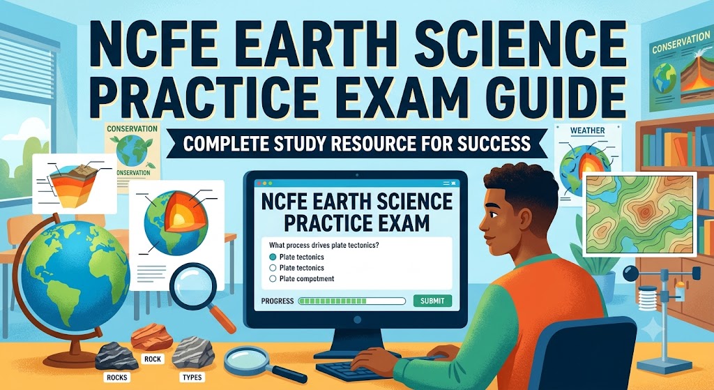 NCFE Earth Science Practice Exam Banner