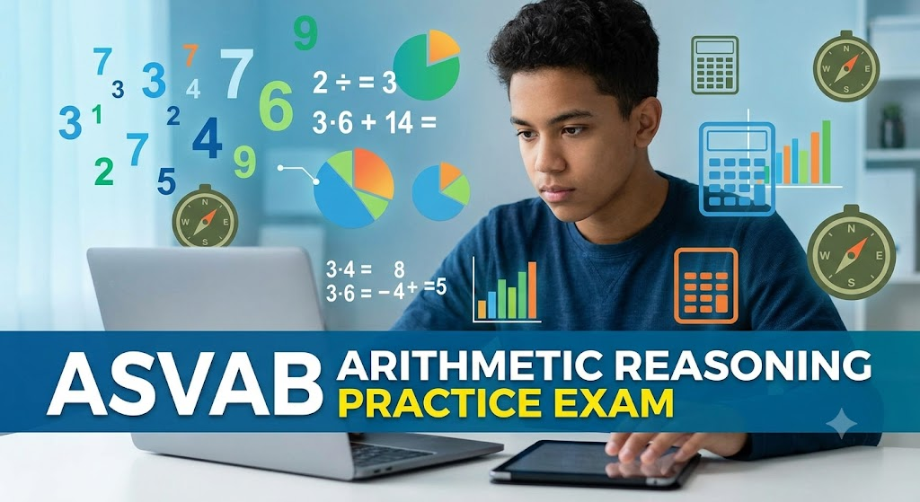 ASVAB Arithmetic Reasoning Practice Test Banner
