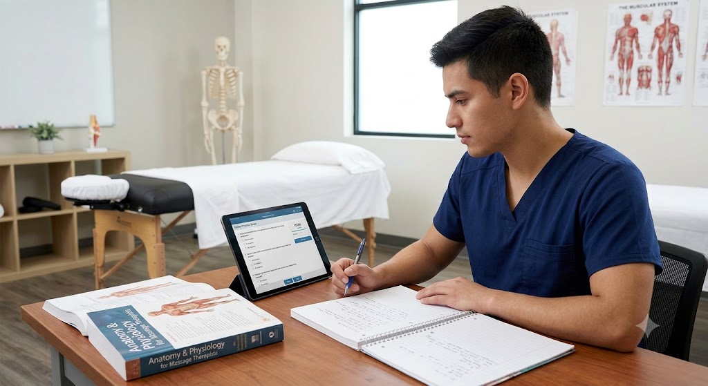 Massage therapy exam test OLD Banner