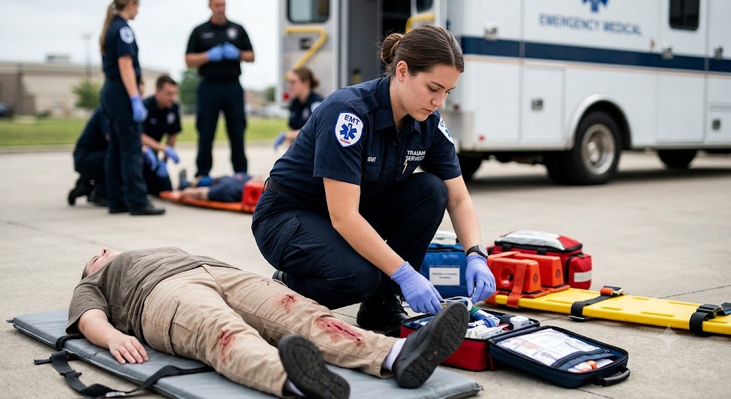 EMT Trauma Emergencies Practice Test Banner