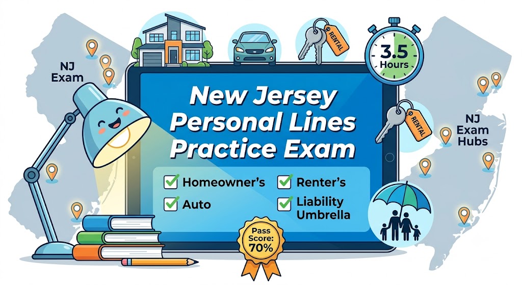 New Jersey Personal Lines Practice Exam Banner