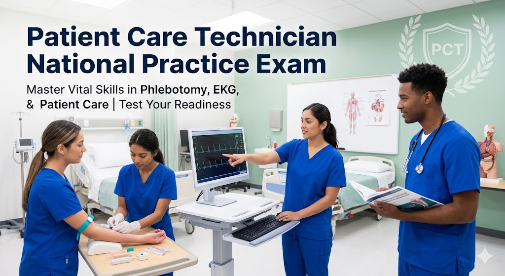 Patient Care Technician National Practice Test Banner
