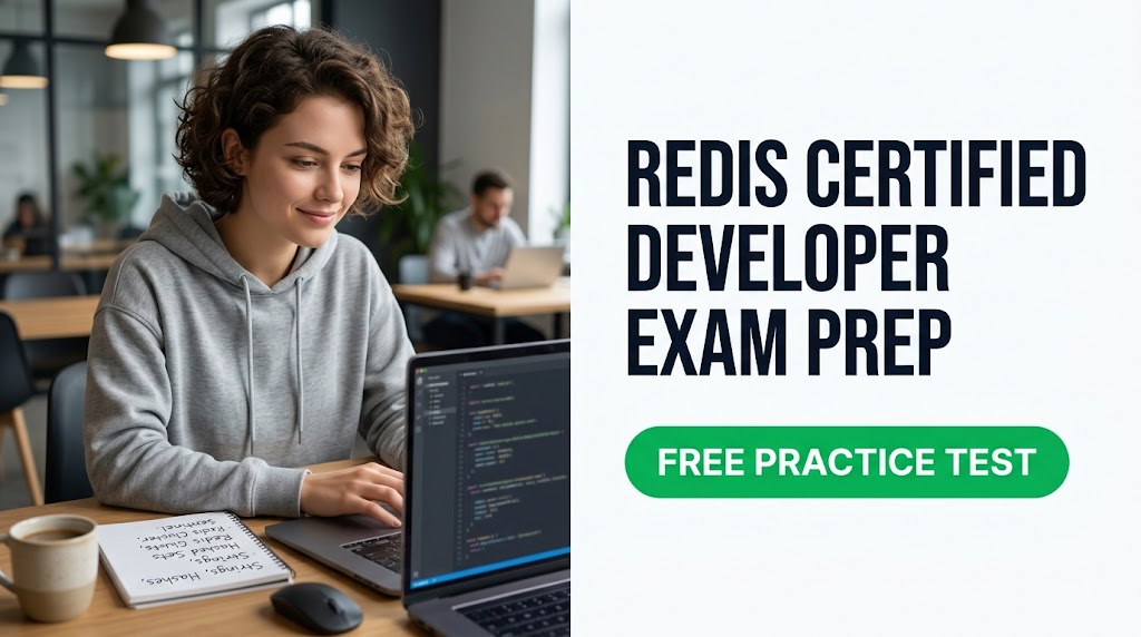 Redis Practice Test & Exam Prep Banner